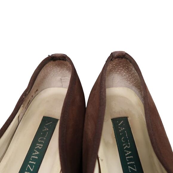 Naturalizer Shoes Womens 7 Loafer Flats Fashion Classic Career Cap Toe Leather - Picture 15 of 16